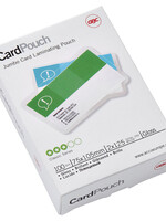 GBC Pochette de plastification GBC carte 75x125mm 2x125mic 100p