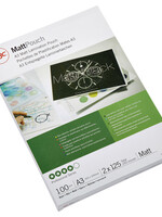 GBC Pochette de plastification GBC A3 2x125mic mat 100 pièces