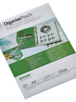 GBC Pochette de plastification GBC A4+4 trous  2x75mic 25pcs