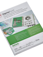 GBC Pochette de plastification GBC A4+4 trous  2x125mic 25pcs