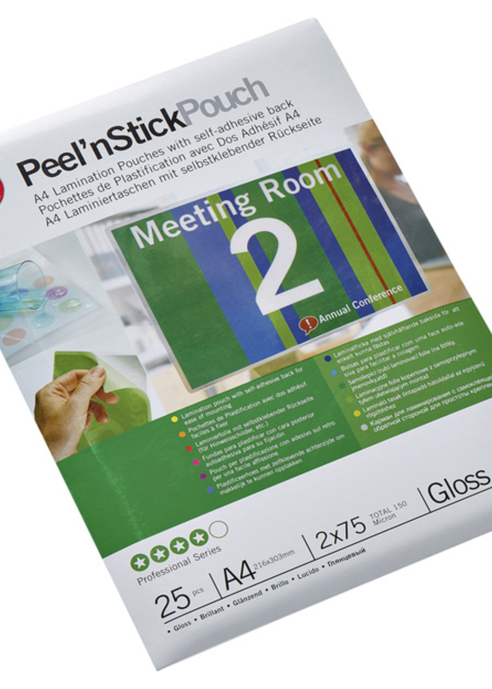 GBC Pochette de plastification GBC A4  AC 2x75microns 25 pièces