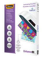 Fellowes Lamineerhoes Fellowes A3 2x80micron 100stuks
