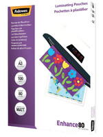 Fellowes Lamineerhoes Fellowes A3 2x80micron mat 100stuks