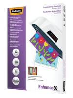 Fellowes Lamineerhoes Fellowes A4 zelfklevend 2x80micron 100stuks