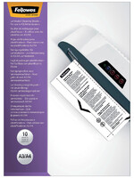 Fellowes Feuilles nettoyantes pochettes Fellowes A4+A3