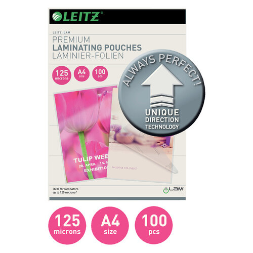 Leitz Lamineerhoes Leitz ILAM A4 2x125micron 100stuks