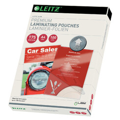 Pochette de plastification Leitz Ilam A4 2x175mic 100pcs