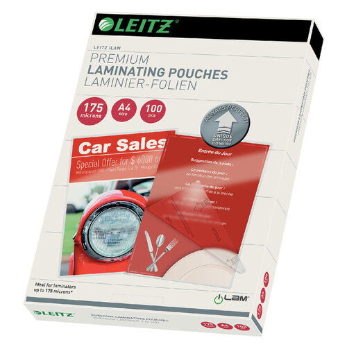 Leitz Pochette de plastification Leitz Ilam A4 2x175mic 100pcs