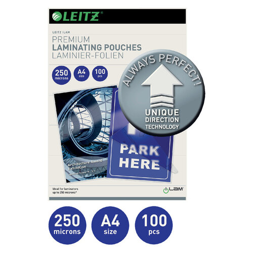 Leitz Lamineerhoes Leitz ILAM A4 2x250micron 100stuks