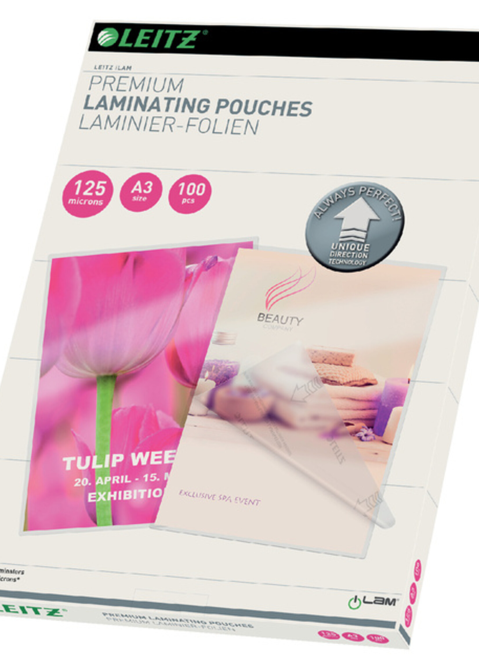 Leitz Lamineerhoes Leitz ILAM A3 2x125micron 100stuks
