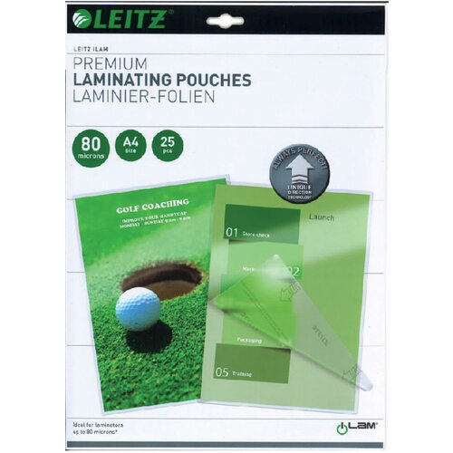 Leitz Lamineerhoes Leitz ILAM A4 2x80micron 25stuks