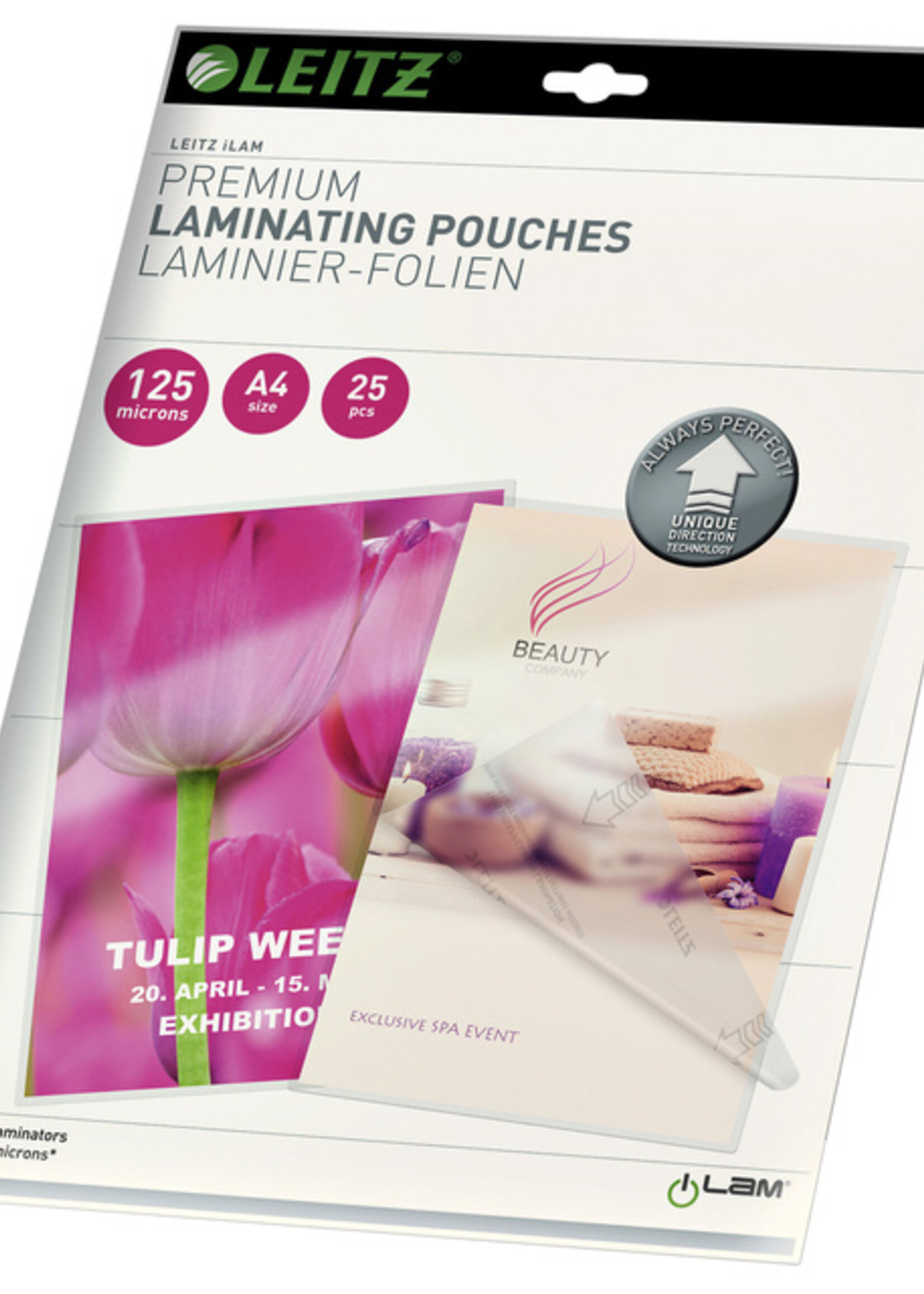 Leitz Pochette de plastification Leitz iLAM A4 2x125 micron 25 pièces