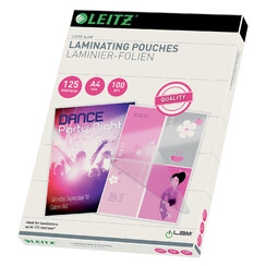 Pochette de plastification Leitz A4 2x125micron 100pcs