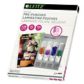 Leitz Pochette de plastification Leitz A4 bande perforée 2x125 micron EVA 100 pièces