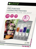 Leitz Pochette de plastification Leitz A4 bande perforée 2x125 micron EVA 100 pièces