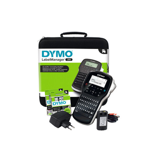 Dymo Labelprinter Dymo labelmanager LM280 qwerty in koffer