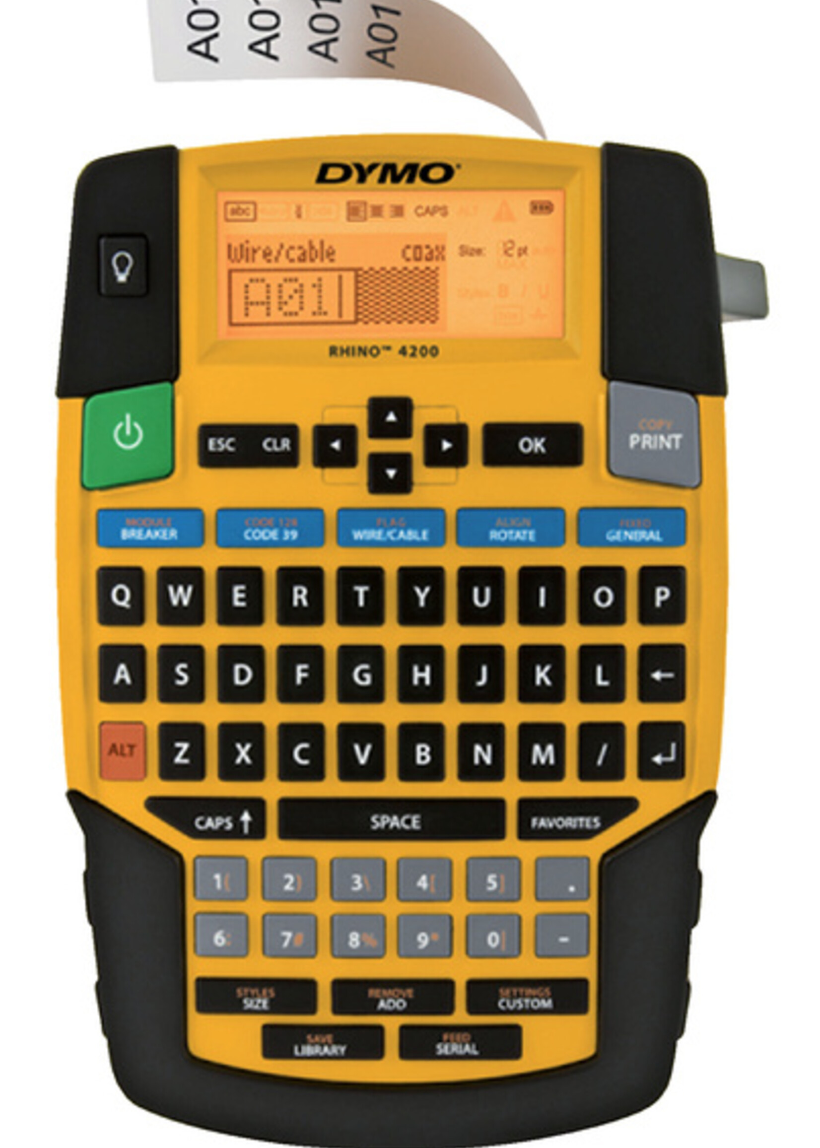 Dymo Etiqueteuse Dymo Rhino 4200 qwerty