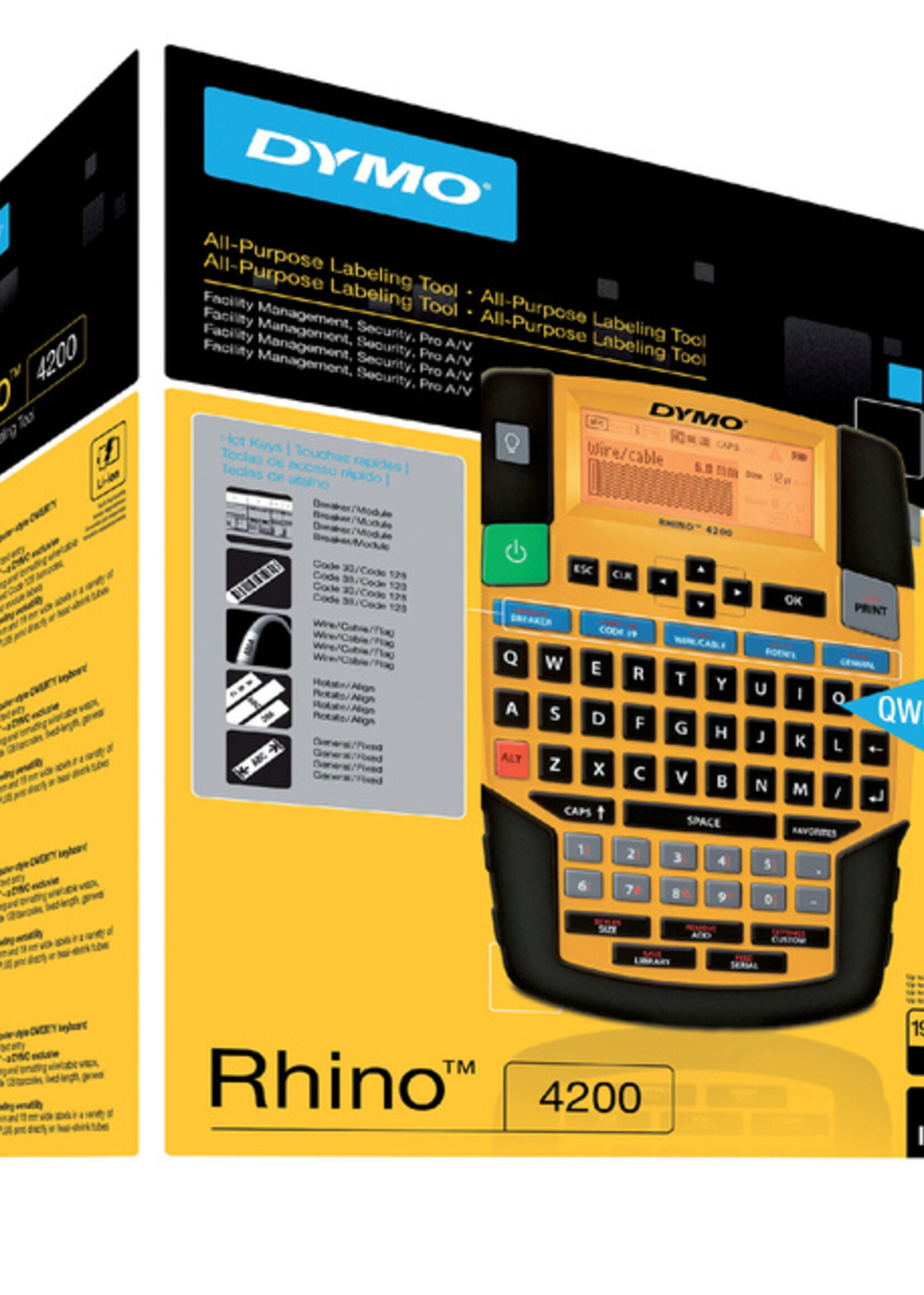 Dymo Etiqueteuse Dymo Rhino 4200 qwerty