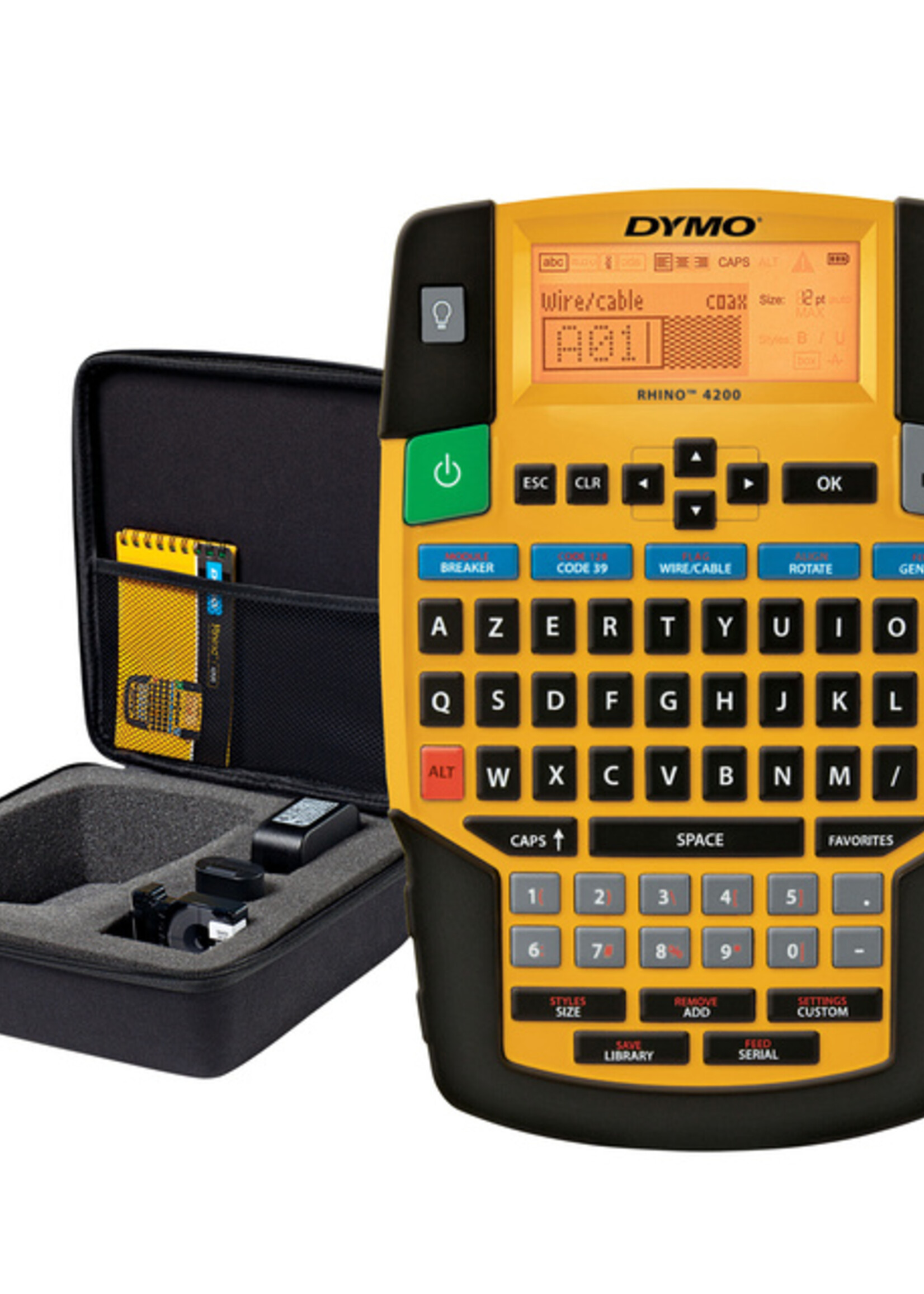 Dymo Imprimante étiquettes Dymo Rhino 4200 azerty valisette