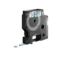 Dymo Labeltape Dymo 40910 D1 720670 9mmx7m zwart op transparant