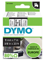 Dymo Labeltape Dymo 40913 D1 720680 9mmx7m zwart op wit