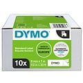 Dymo Labeltape Dymo 41913 D1 9mmx7m zwart op wit 10rol