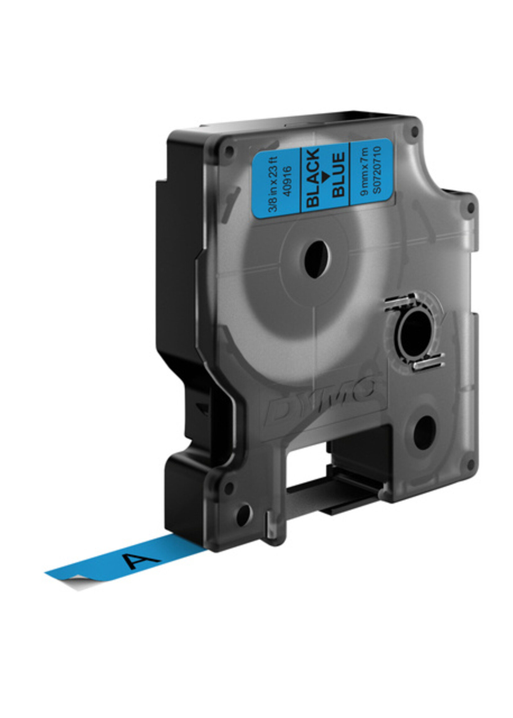 Dymo Labeltape Dymo 40916 D1 720710 9mmx7m zwart op blauw