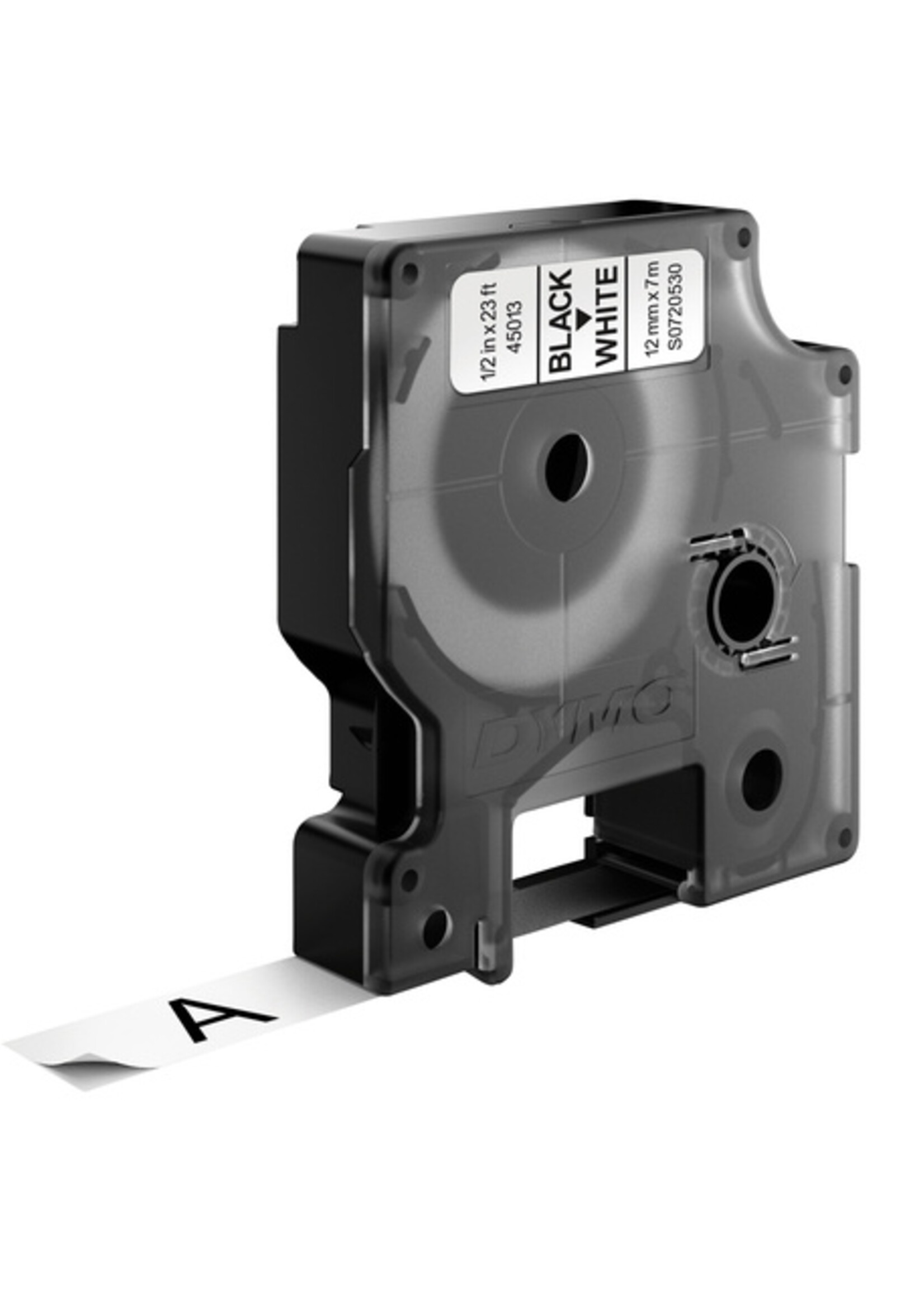 Dymo Ruban Dymo 45013 D1 720530 12mmx7m noir sur blanc