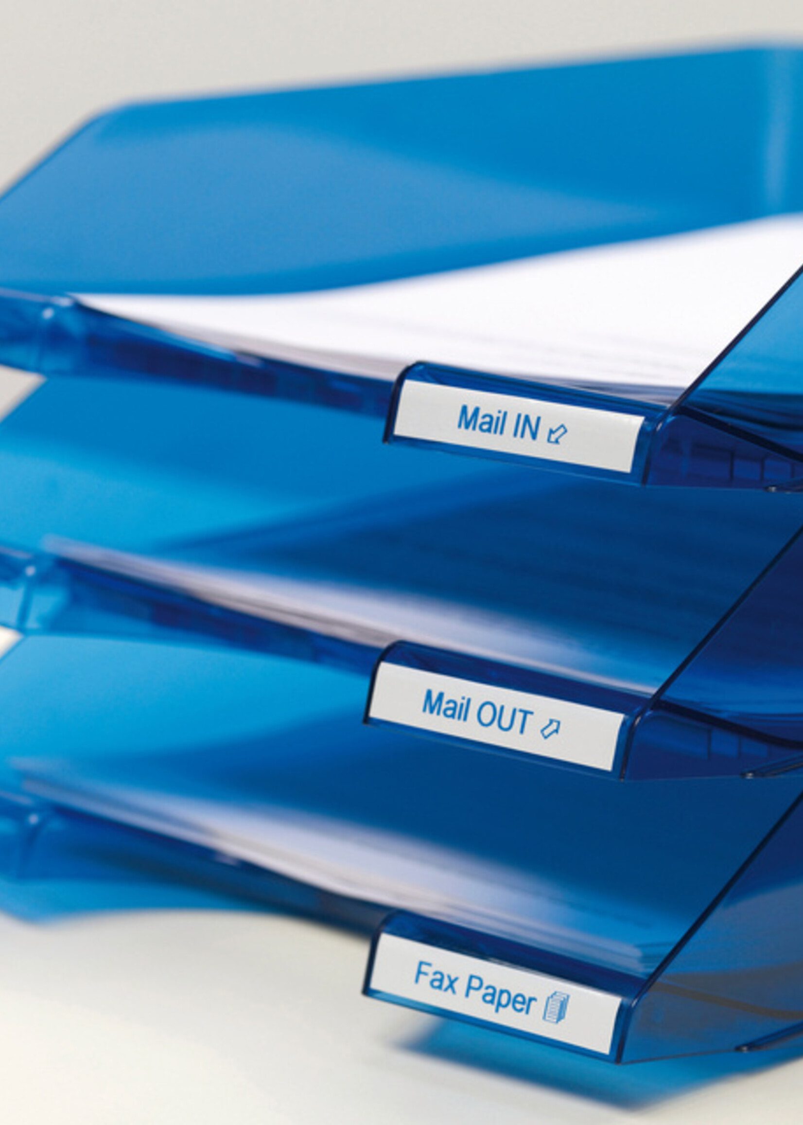 Dymo Labeltape Dymo 45014 D1 720540 12mmx7m blauw op wit