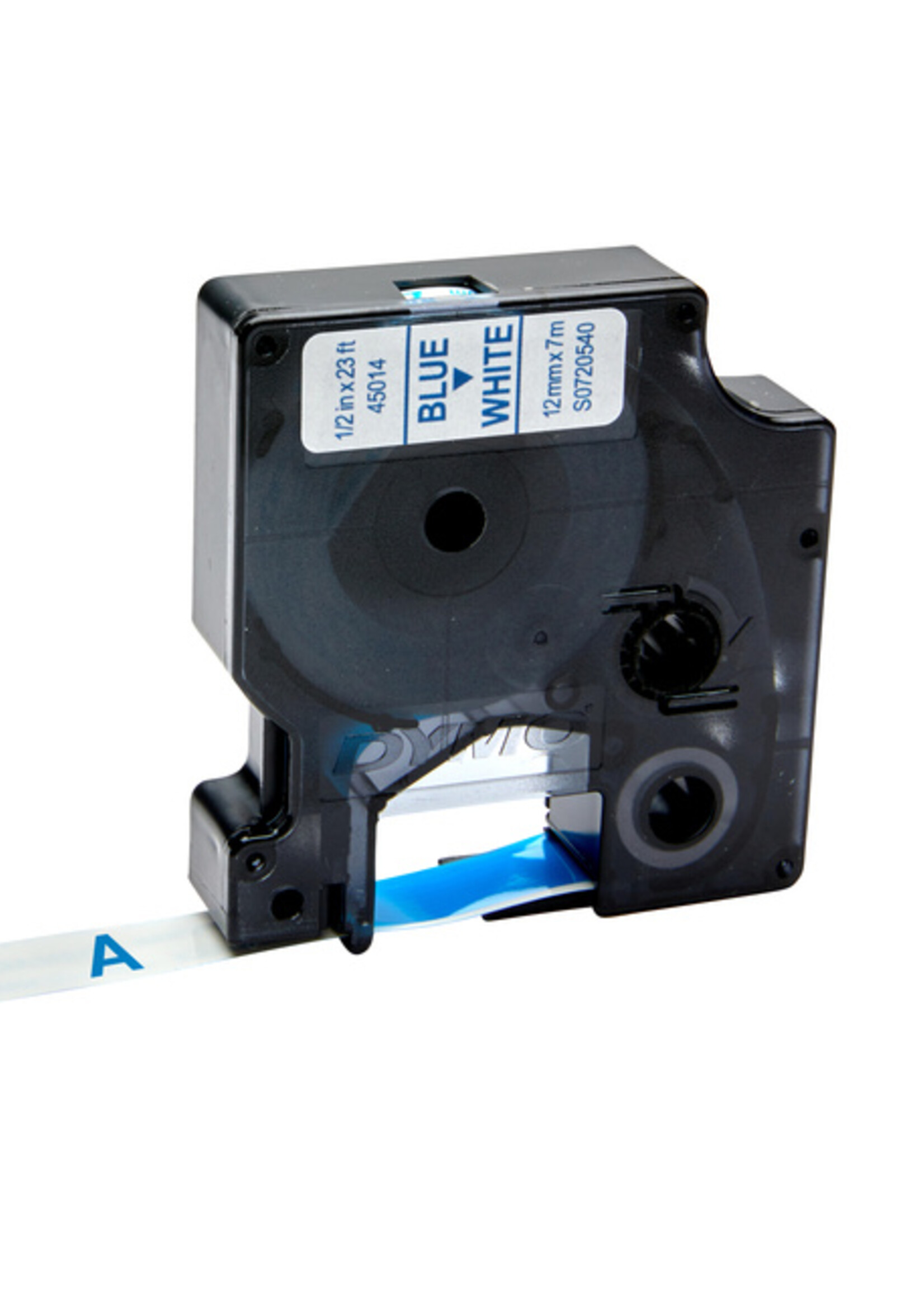Dymo Labeltape Dymo 45014 D1 720540 12mmx7m blauw op wit