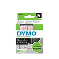 Dymo Labeltape Dymo 45015 D1 720550 12mmx7m rood op wit