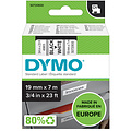 Dymo Labeltape Dymo 45803 D1 720830 19mmx7m zwart op wit