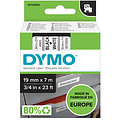 Dymo Ruban Dymo 45803 D1 720830 19mmx7m noir sur blanc