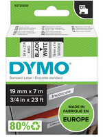 Dymo Labeltape Dymo 45803 D1 720830 19mmx7m zwart op wit