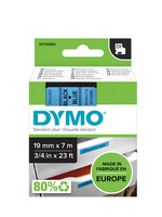 Dymo Labeltape Dymo 45806 D1 720860 19mmx7m zwart op blauw