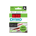 Dymo Labeltape Dymo 45807 D1 720870 19mmx7m zwart op rood