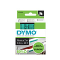 Dymo Ruban Dymo 45809 D1 720890 19mmx7m noir sur vert