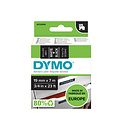 Dymo Labeltape Dymo 45811 D1 720910 19mmx7m wit op zwart