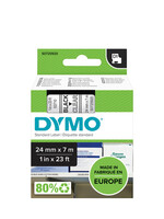 Dymo Ruban Dymo 53710 D1 720920 24mmx7m noir sur transparent