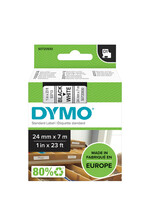 Dymo Labeltape Dymo 53713 D1 720930 24mmx7m zwart op wit
