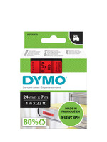 Dymo Ruban Dymo 53717 D1 720970 24mmx7m noir sur rouge