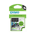 Dymo Ruban Dymo 16957 D1 718040 12mmx3,5m nylon noir sur blanc