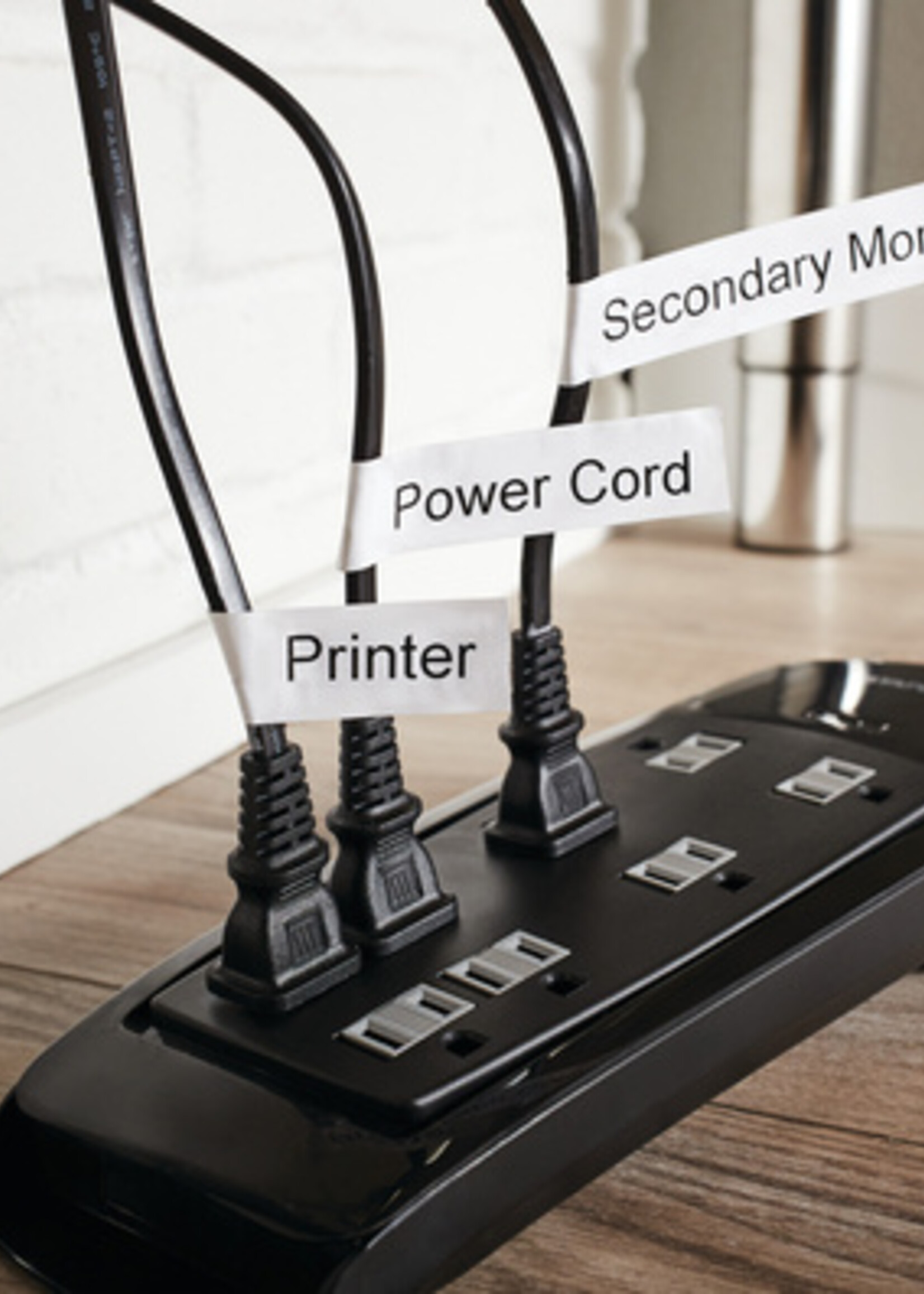 Dymo Labeltape Dymo 16954 D1 718050 19mmx3.5m nylon zwart op wit