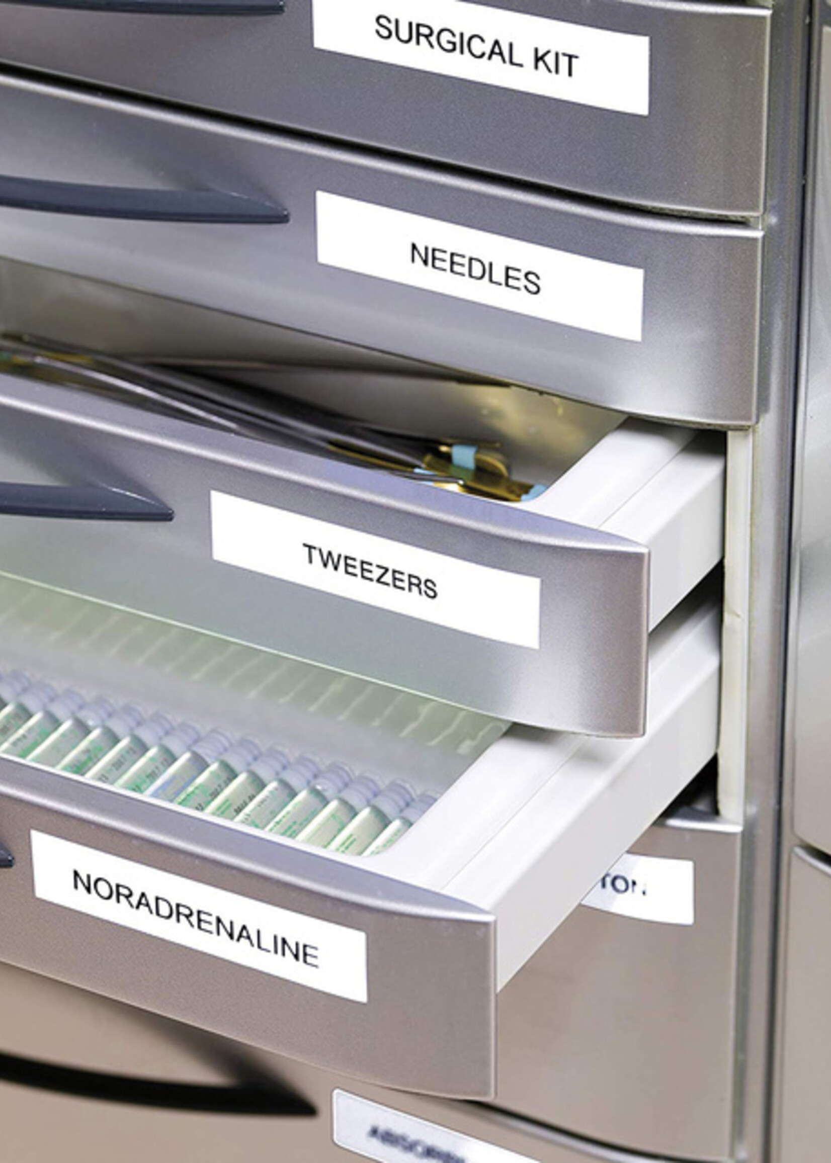 Dymo Ruban Dymo 16959 D1 718060 12mmx5,5m Poly noir sur blanc