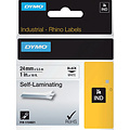 Dymo Labeltape Dymo Rhino 1734821 zelflaminerend 24mmx5.5m zwart op wit