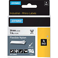 Dymo Ruban Dymo Rhino 1734524 nylon 24mmx3,5m noir sur blanc