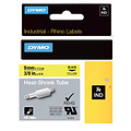 Dymo Labeltape Dymo Rhino 18054 krimpkous 9mmx1.5m zwart op geel