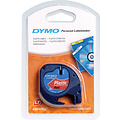 Dymo Ruban Dymo Letratag 91203 plastique 12mm noir sur rouge