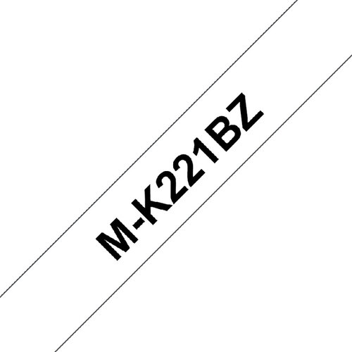 Brother Labeltape Brother P-touch M-K221 9mm zwart op wit