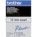 Brother Ruban Brother P-Touch TC101 12mm noir sur transparent